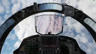 1 Minute Dogfight Over the Clouds - DCS (4k 60fps)
