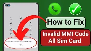 How To Fix Connection Problem Or Invalid MMI Code (2024) | How To Fix Invalid MMI Code