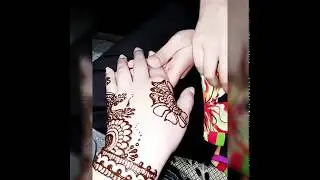 Easy mehndi design should try it.. Beautiful design