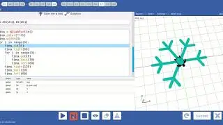 Using Nested For Loops to Draw a Snowflake