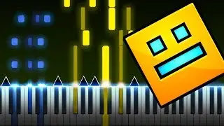 Geometry Dash (Menu Music) EASY Piano Tutorial