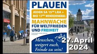 Mahnwache für Frieden und Freiheit