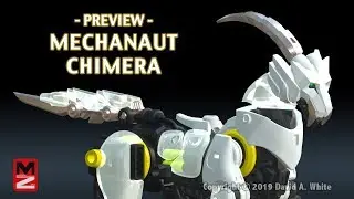Chimera 3D printed action figure preview!
