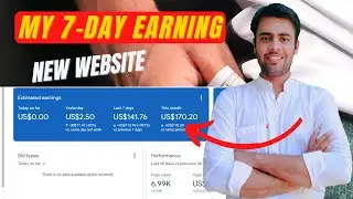 My Adsense Earning Proof 🤑  | New WordPress Website 7-Day Adsense Earning