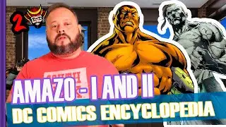 AMAZO I AND II  Dr. ARMEN IKARUS - DC COMICS ENCYCLOPEDIA - [TWO SAMURAIS]
