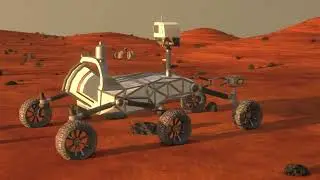 Blender Rover on Mars Loop Video Animation | Original Music