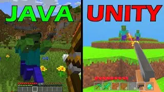 minecraft  java vs unity