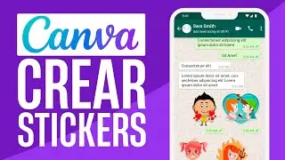 Cómo HACER STICKERS para Whatsapp en Canva (2024) | Tutorial