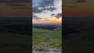 Закат на горе! Андреевка, Оренбургская область #закат #закатсолнца #оренбургскаяобласть