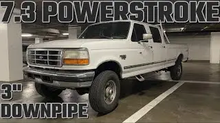OBS Ford 7.3 Powerstroke 3 Inch Downpipe Install