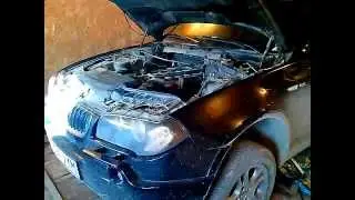 BMW Х3 E83 как снять стартер.