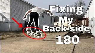 Perfecting my back-side 180’s.