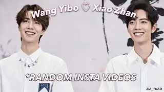 Random Wang Yibo and Xiao Zhan videos I saved on Insta