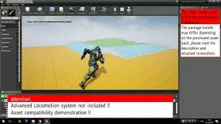 SciFiArmorsFullPack UE4 Compatibility demonstration