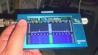 DeepSDR 101 NHK Radio Japan via Issoudun France relay 6105 kHz Shortwave on MLA 30 loop