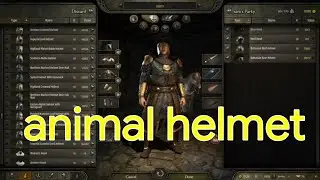 mount and blade 2 bannerlord mods - animal helmet