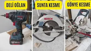 Bosch GEREKLİ EKİPMANLAR / Ahşap Ev / MAKİNALAR