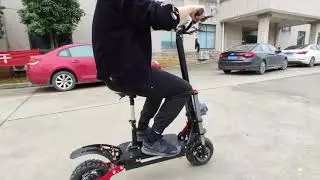 SCOOTER ELÉCTRICO BIMOTOR CON ASIENTO CON ALIEXPRESS