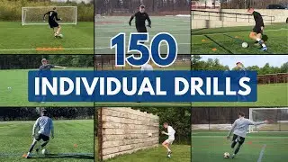 150 Individual Training Drills For Footballers