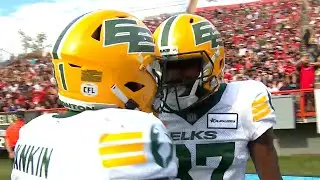 Elks close out the first half with a TD to silence the home crowd | CFL