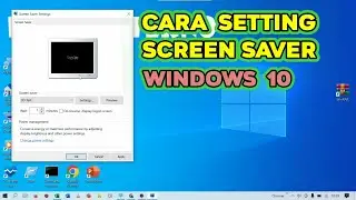 How to Set a Screen Saver on a Windows 10 Laptop/Computer