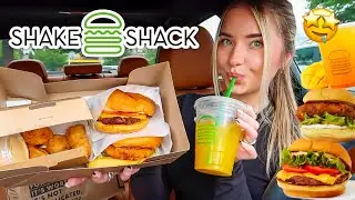 Trying Shake Shack For The FIRST Time Mukbang!