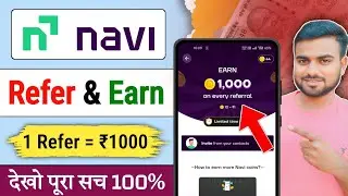 navi app refer and earn kaise kare / navi app se refer karke paisa kaise kamaye
