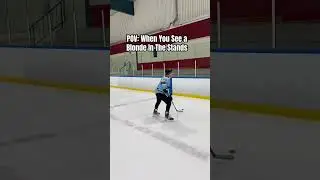 Hockey Kids When They See a Girl! 