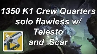 K1 Crew Quarters Solo Flawless Master Lost Sector | Destiny 2 s15