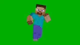 Minecraft steve animated dance green screen no copyright download link