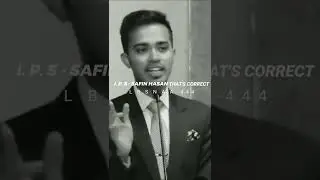 I P S ❤️ Safin hasan - important point UPSC #upsc #ias #ips #dream #motivational  #shorts #viral