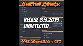 New OneTap crack FIX! 8.10.2019 +Download +CFG