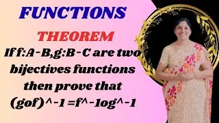  If f:A-B,g:B-C are two bijections then (gof)inverse=f inverse o g inverse