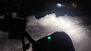 ЗИМОЙ С ВЕТЕРКОМ НА УРАЛЕ С МОТОРОМ ОТ СКУТЕРА