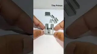 Make a Cube With Stepler Pin #shorts #theprince #steplerpincube #cube