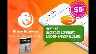 Brave вывод 100 долларов в BAT.