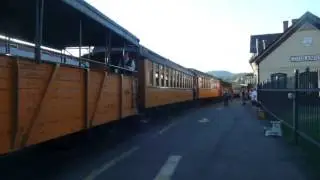 Durango-Silverton Train Revving it up at the station