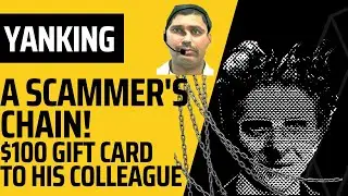 Scammer Gets Pissed Off When His Colleague in Crime Gets a $100 Gift Card!!!