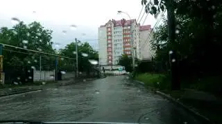 Кишинев после дождя.  Потоп в Кишинёве