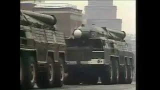 Soviet Red Square Parade - Tanks and Rocket Launchers