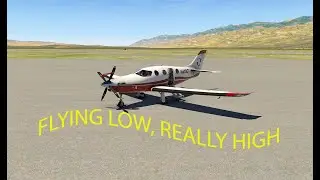 X-Plane 11: Flying the Epic 1000 - General Aviation - Low in the high mountains