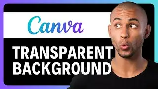 How to Create Transparent Backgrounds in Canva Tutorial 2024 (in 1-Minute)