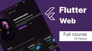 Flutter Web Full Course – Build Your Portfolio Website Step by Step!