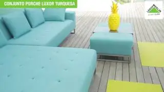 Conjunto porche met luxor turquesa