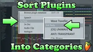 How To Sort Plugins Into Categories In FL Studio -  FL Studio Quick Tip 