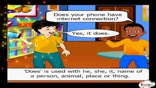 How to use  - 'do and does' correctly  (Grammar for kids) - English