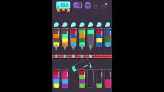 Cups - Water Sort Puzzle Level 253 ⭐️⭐️⭐️