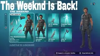 The Weeknd Is Back In The Fortnite Item Shop!