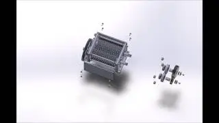Shredder Machine Design - Disain mesin pencacah sampah organik pusbang TTG