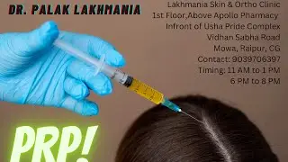 Platelet Rich Plasma therapy for hairfall #stem #cell #hairfall #injection #PRP #Raipur #Mowa
